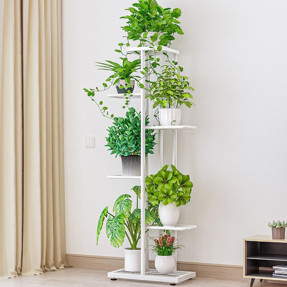 Soporte para plantas blanco Garvee 6 niveles